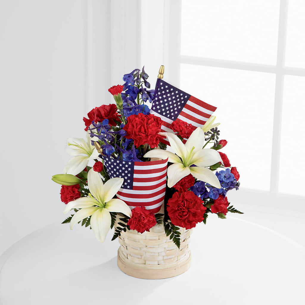American Glory Bouquet – Ginas Flower Shop, South Plainfield NJ