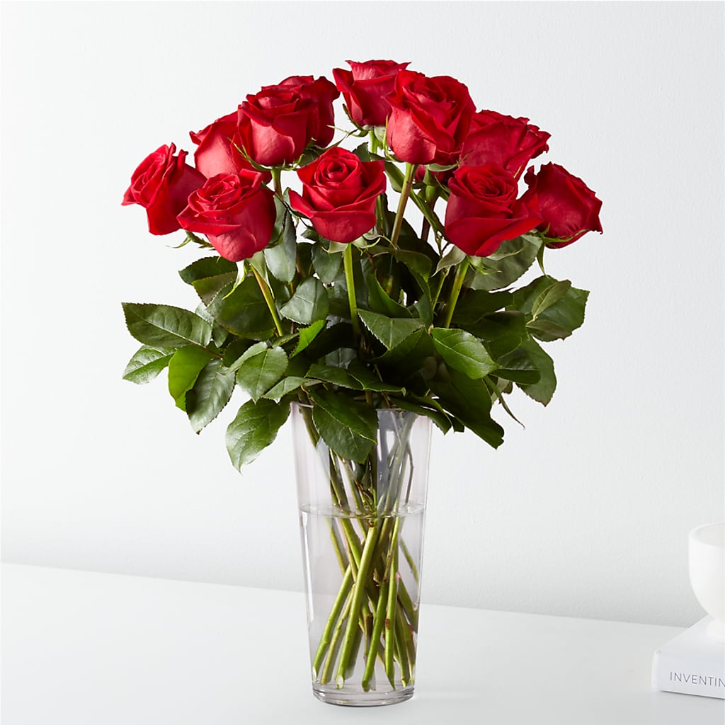 Long Stem Red Rose Bouquet – Ginas Flower Shop, South Plainfield NJ