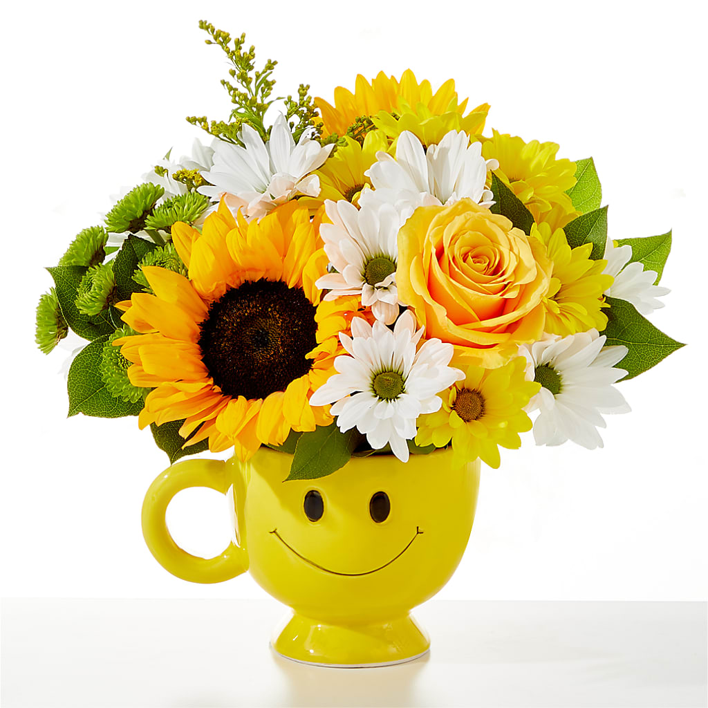Be Happy Bouquet – Ginas Flower Shop, South Plainfield NJ