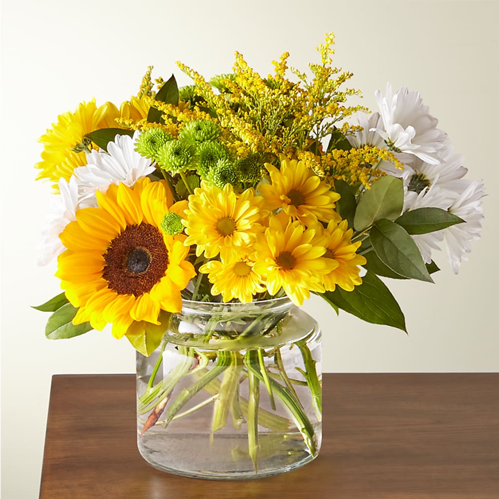 Hello Sunshine Bouquet – Ginas Flower Shop, South Plainfield NJ