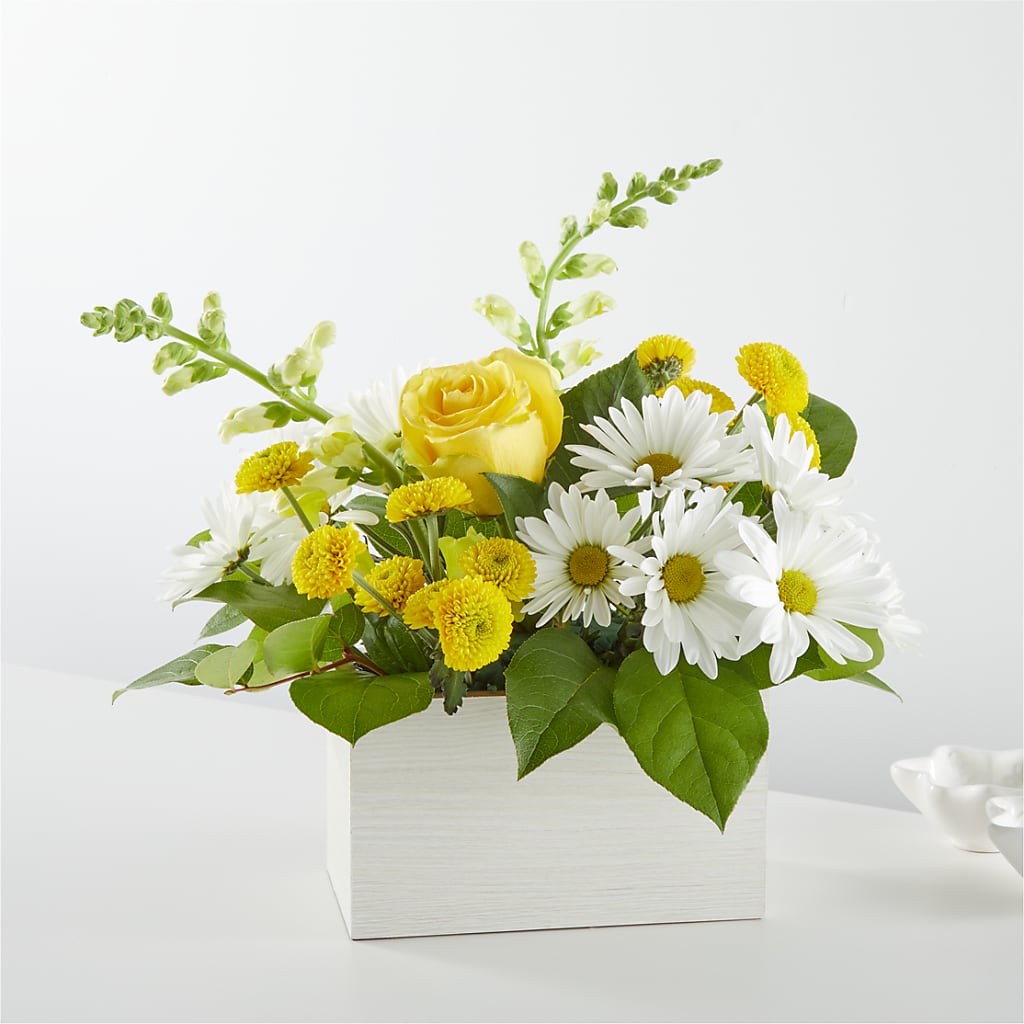 Sun Salutation Box Bouquet – Ginas Flower Shop, South Plainfield NJ