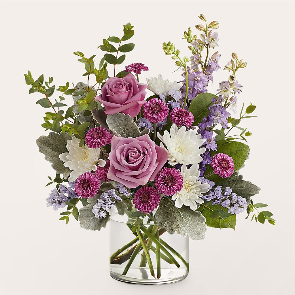 Violet Frost Bouquet – Ginas Flower Shop, South Plainfield NJ