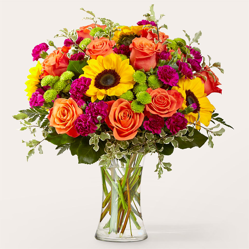 Warmth & Light Bouquet – Ginas Flower Shop, South Plainfield NJ