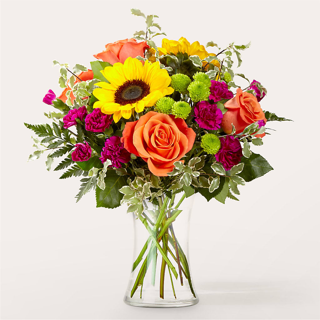 Warmth & Light Bouquet – Ginas Flower Shop, South Plainfield NJ