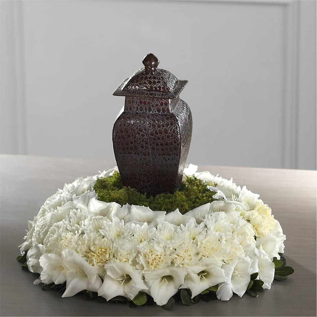 Encircling Grace Arrangement – Ginas Flower Shop, South Plainfield NJ