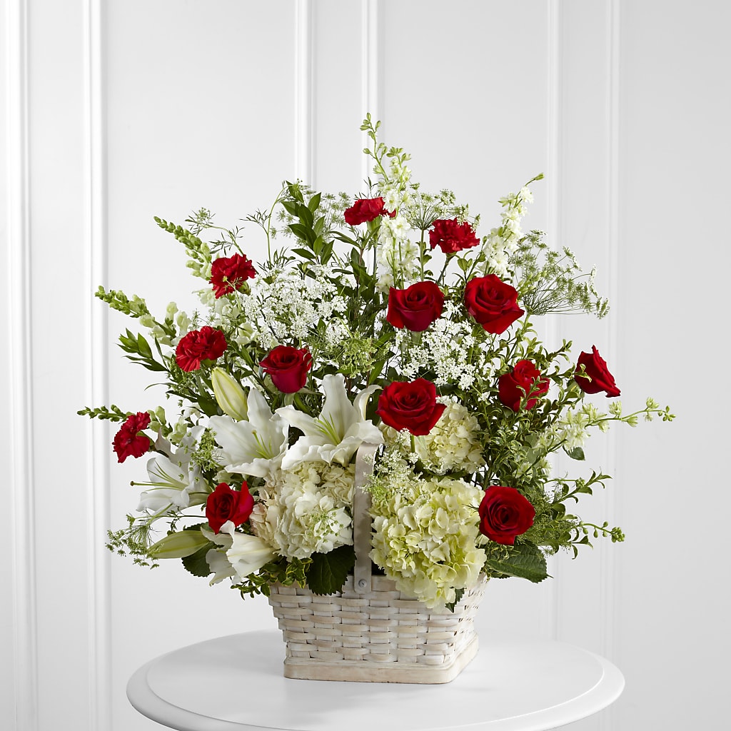 In Loving Memory Arrangement – Ginas Flower Shop, South Plainfield NJ