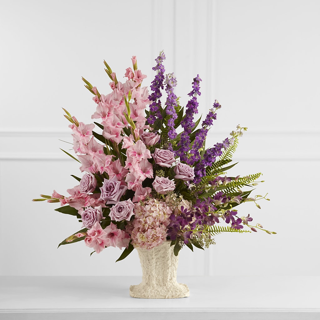 Flowing Garden Arrangement – Ginas Flower Shop, South Plainfield NJ