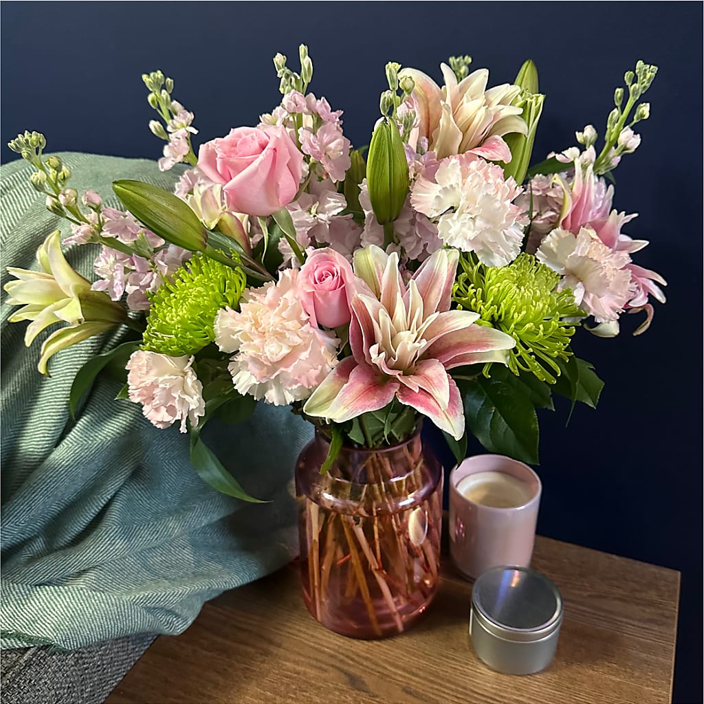 Pretty in Pink Bouquet – Ginas Flower Shop, South Plainfield NJ