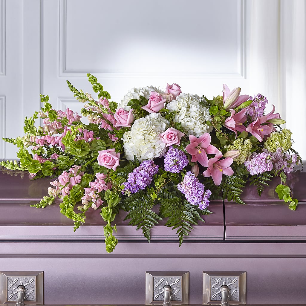 Life's Gratitude Casket Spray – Ginas Flower Shop, South Plainfield NJ