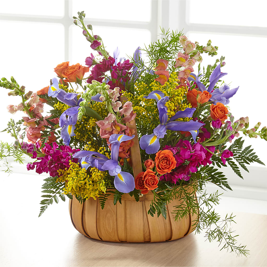 Garden of Life Basket – Ginas Flower Shop, South Plainfield NJ