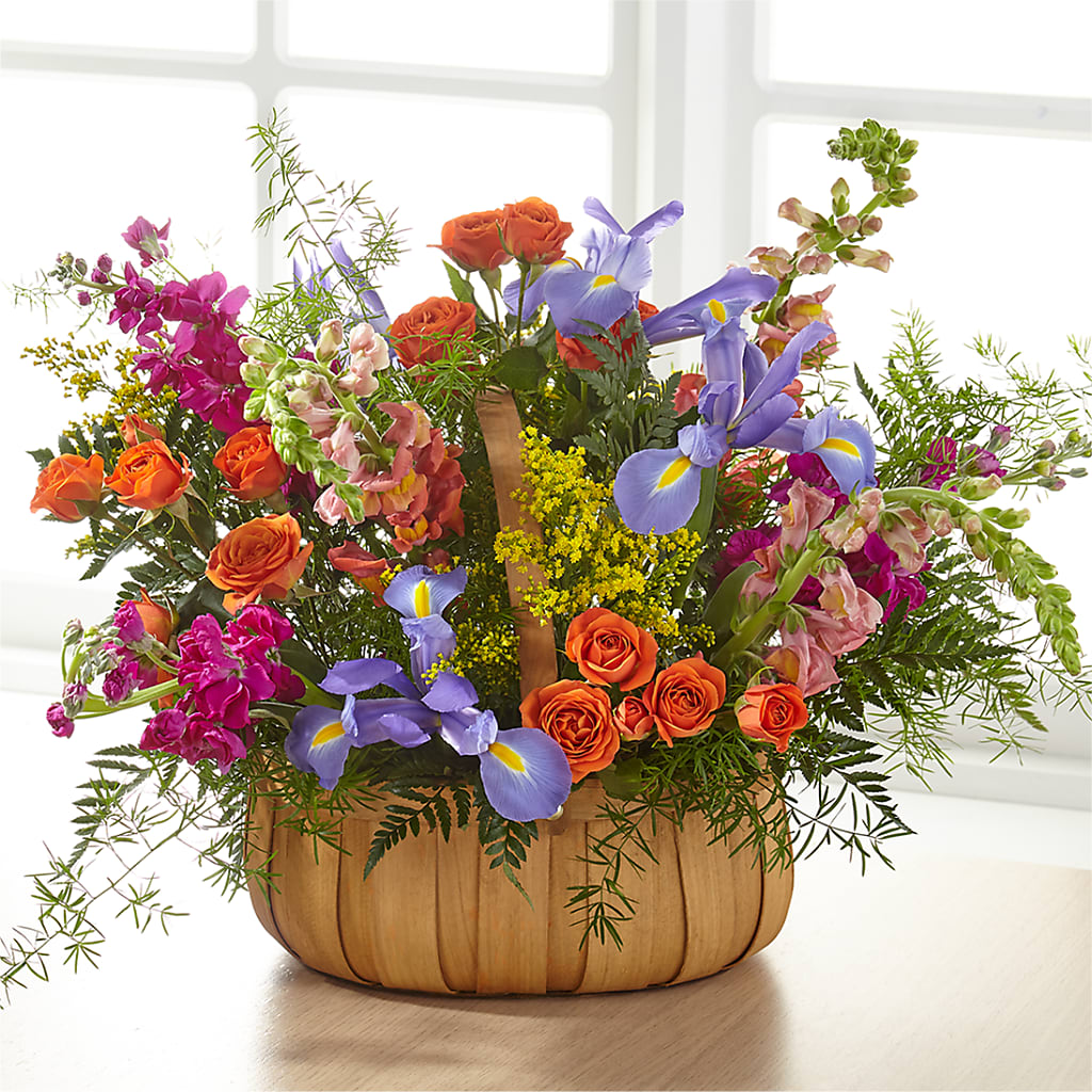 Garden of Life Basket – Ginas Flower Shop, South Plainfield NJ
