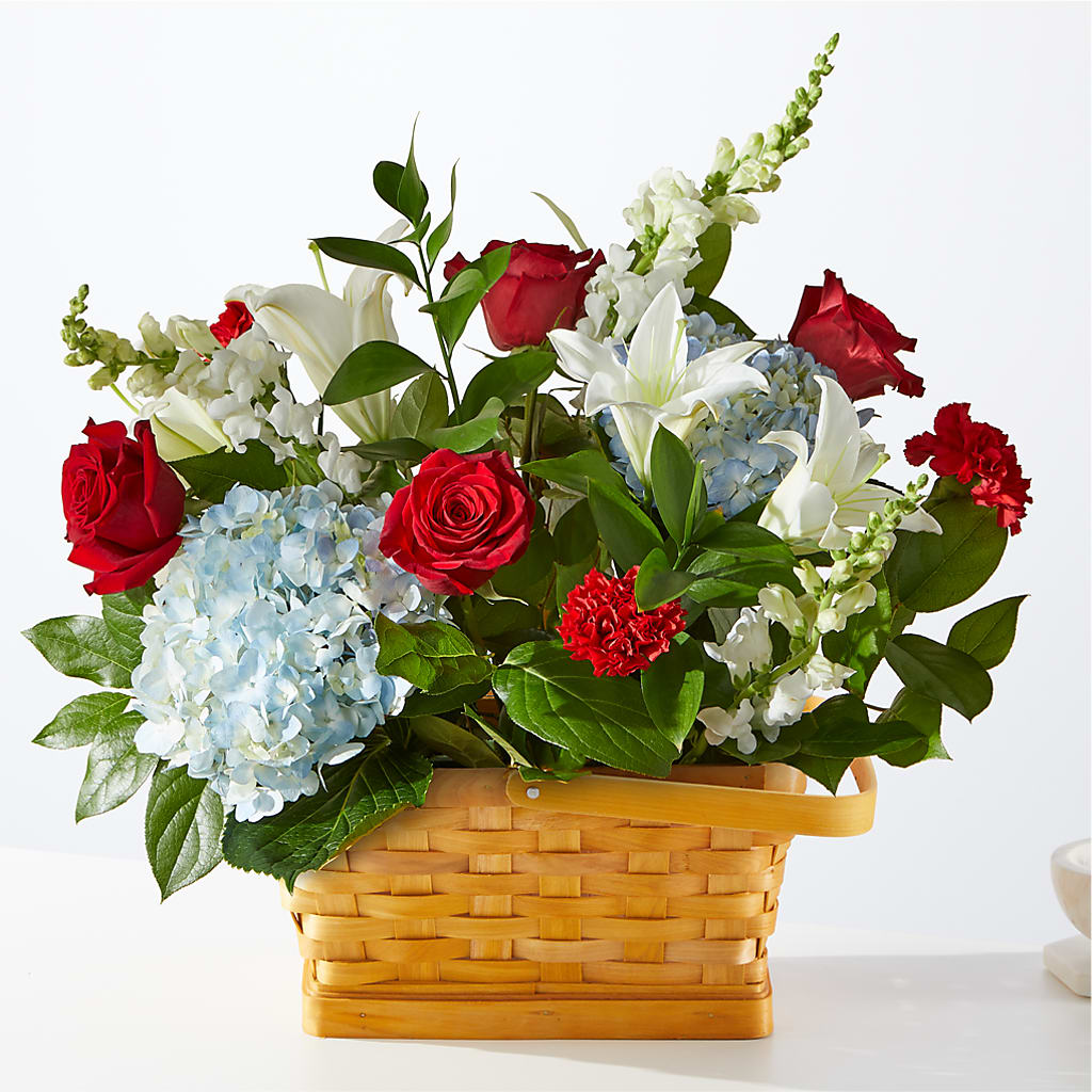 Greater Glory Basket – Ginas Flower Shop, South Plainfield NJ