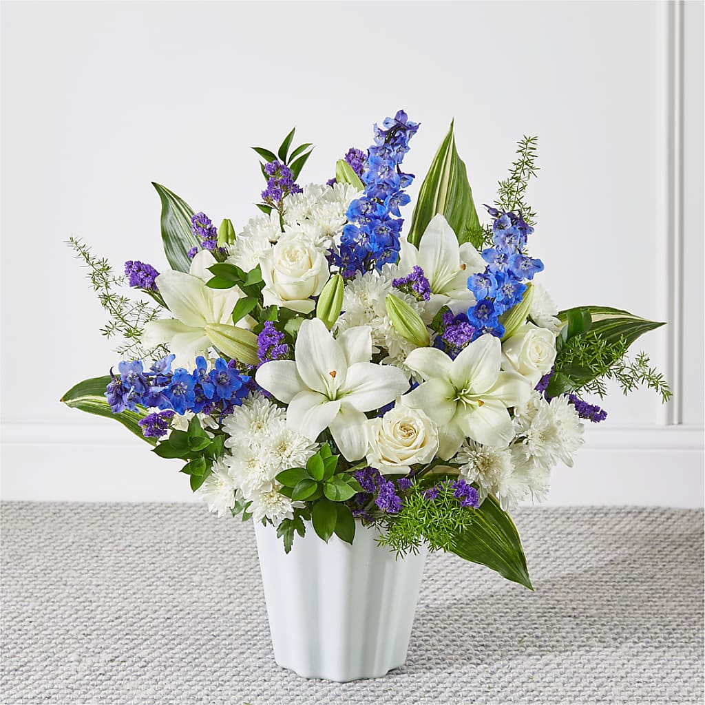 Take Comfort Floor Basket – Ginas Flower Shop, South Plainfield NJ
