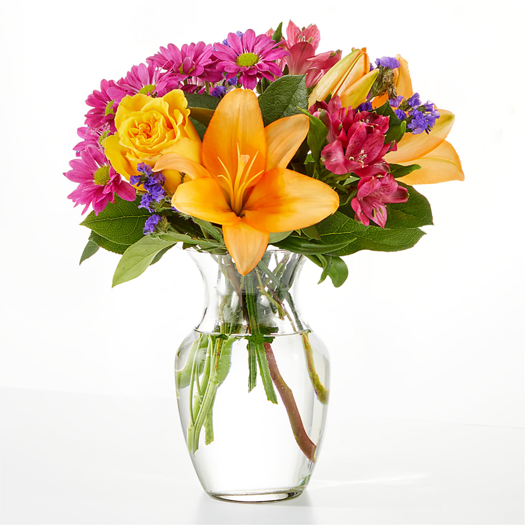 Colorful Visions Bouquet – Ginas Flower Shop, South Plainfield NJ