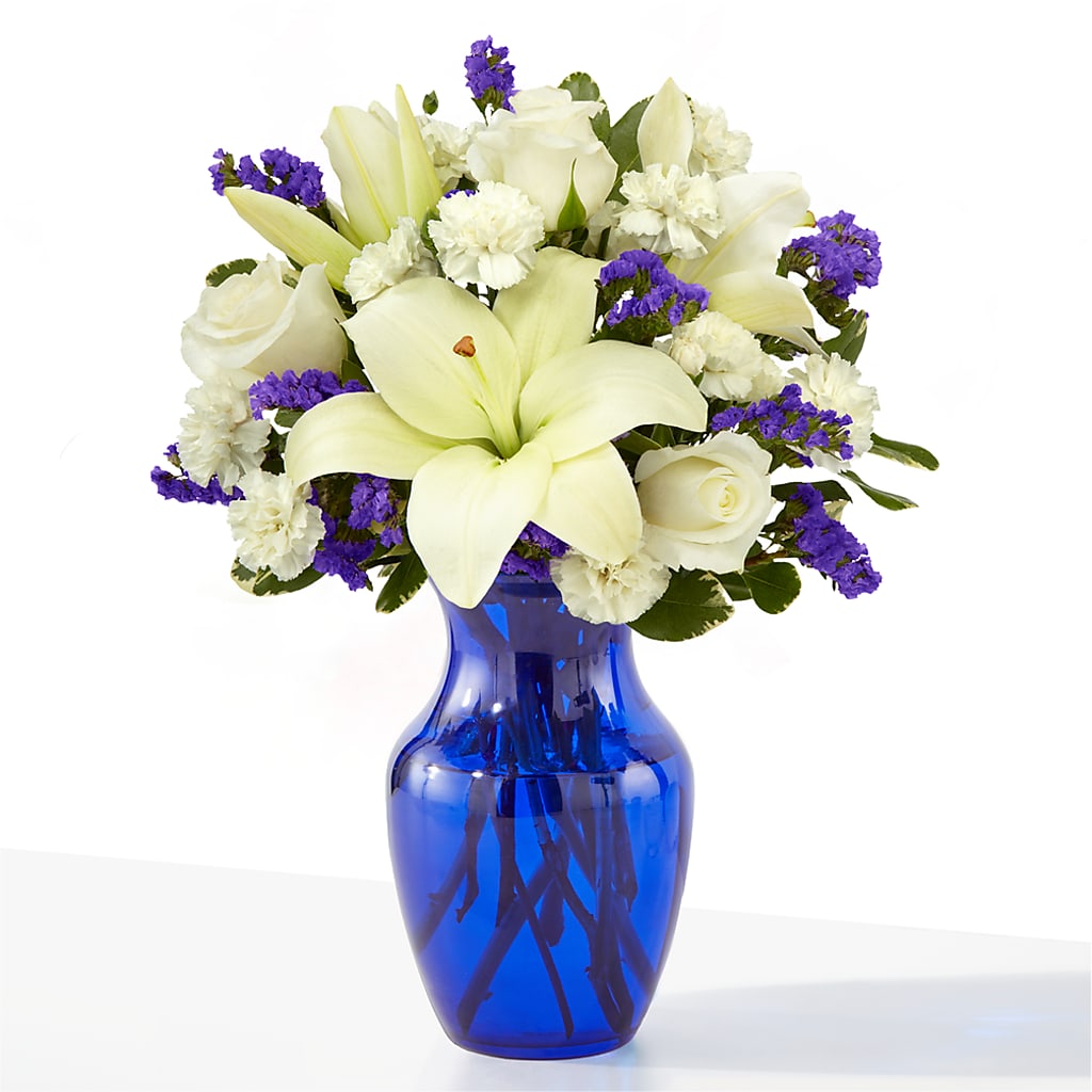 Sapphire Rush Bouquet – Ginas Flower Shop, South Plainfield NJ