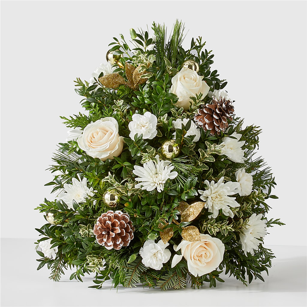 Snowed In Tree – Ginas Flower Shop, South Plainfield NJ