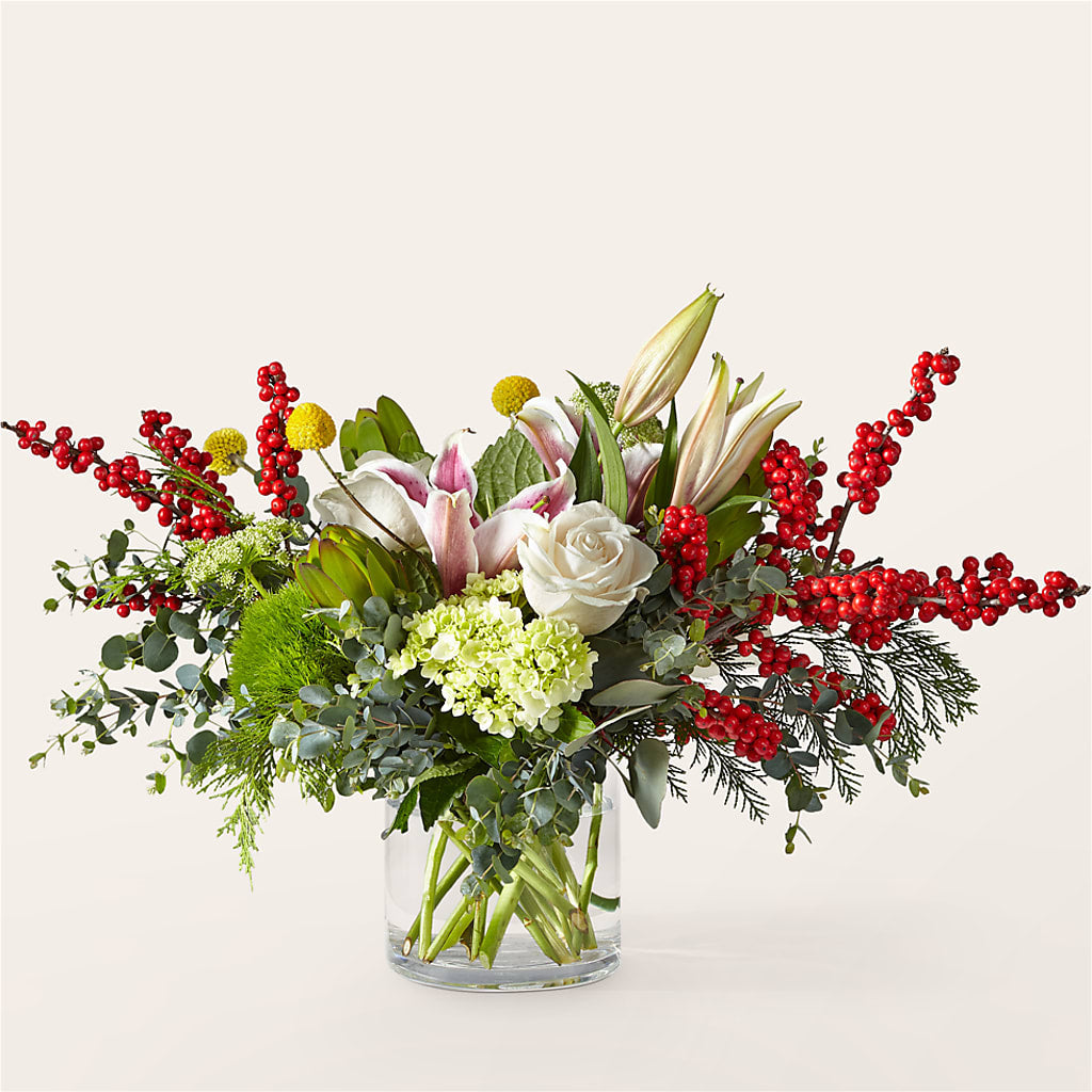 Berry & Bright Bouquet – Ginas Flower Shop, South Plainfield NJ