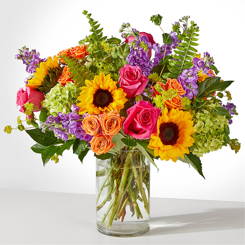Vibrant Greetings Bouquet – Ginas Flower Shop, South Plainfield NJ