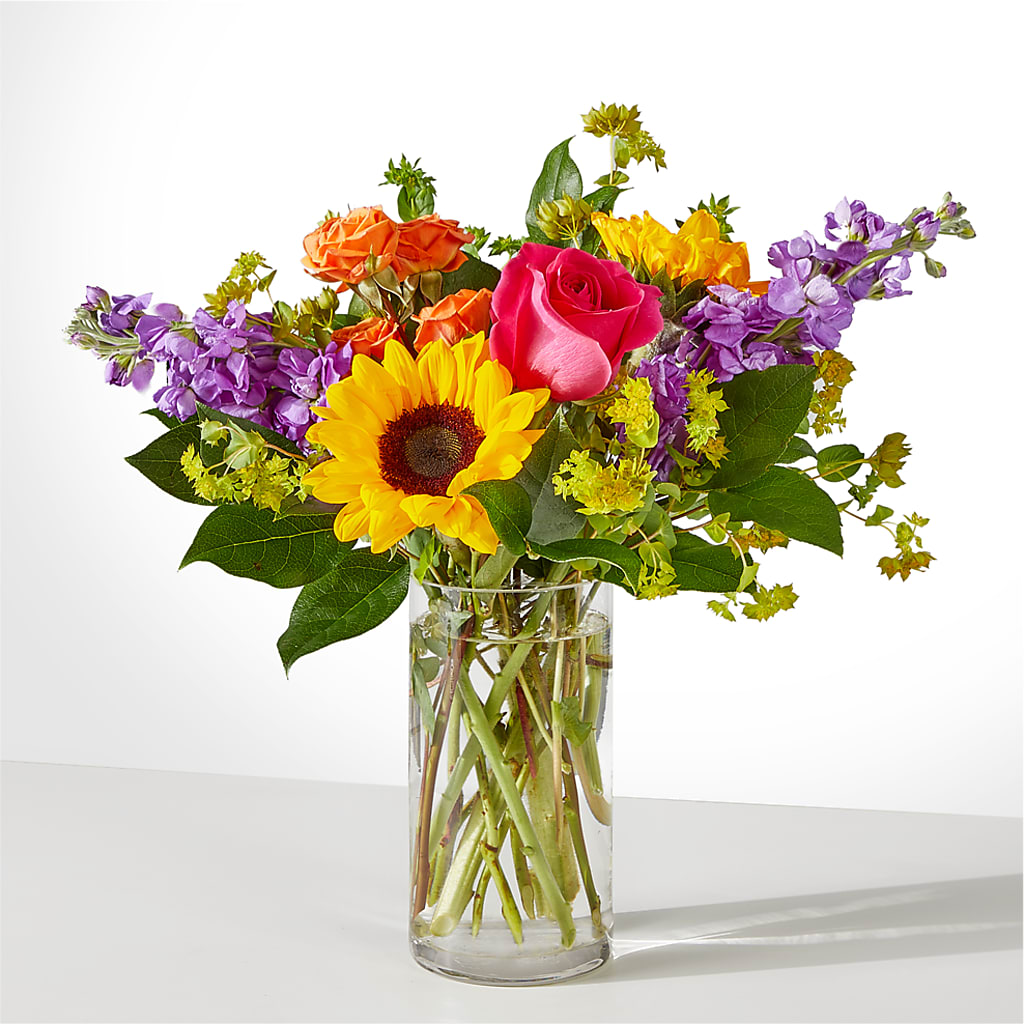 Vibrant Greetings Bouquet – Ginas Flower Shop, South Plainfield NJ