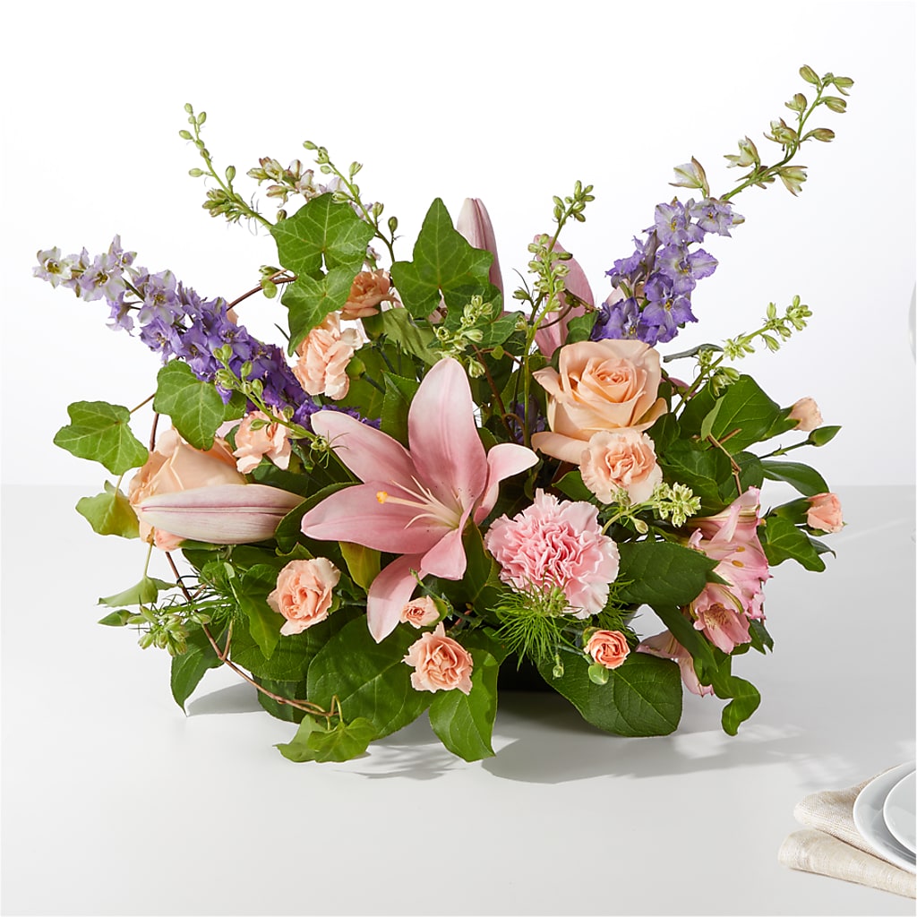 Blossom Time Centerpiece – Ginas Flower Shop, South Plainfield NJ