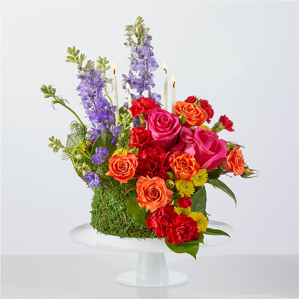 Best Year Yet Floral Cake – Ginas Flower Shop, South Plainfield NJ