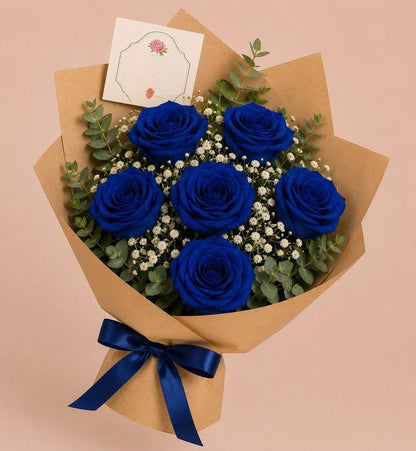 Blue Moon Bouquet –  Ginas Flower Shop, South Plainfield NJ