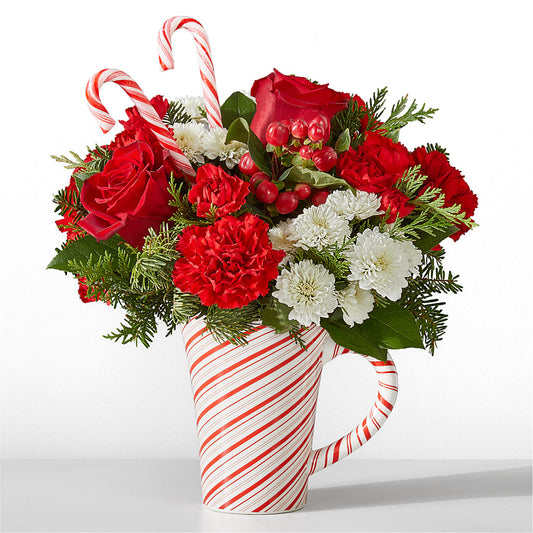 Peppermint Swirl Mug –  Ginas Flower Shop, South Plainfield NJ