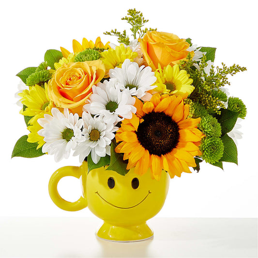 Be Happy Bouquet –  Ginas Flower Shop, South Plainfield NJ