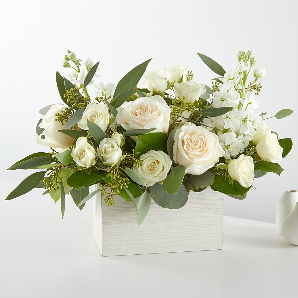 Bouquet Boîte Lin Frais
