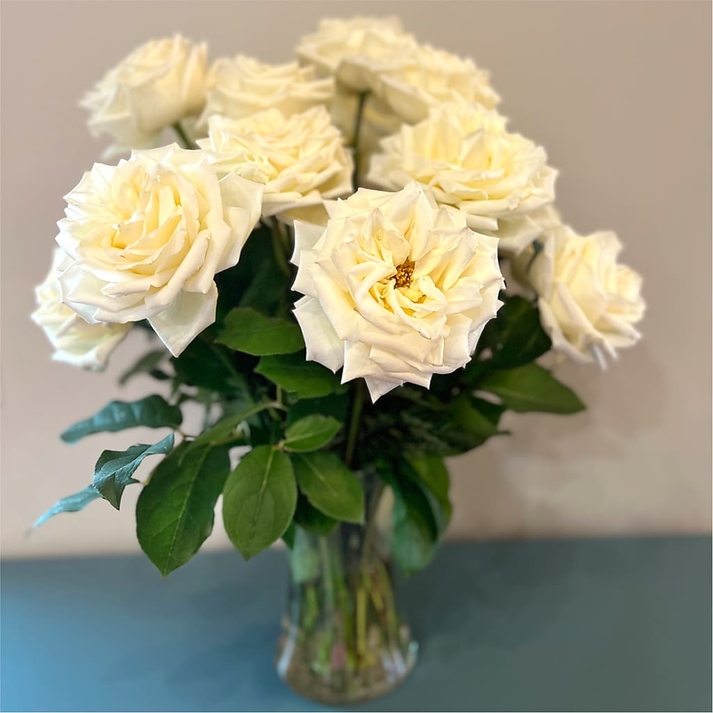 Long Stem Yellow Rose Bouquet –  Ginas Flower Shop, South Plainfield NJ