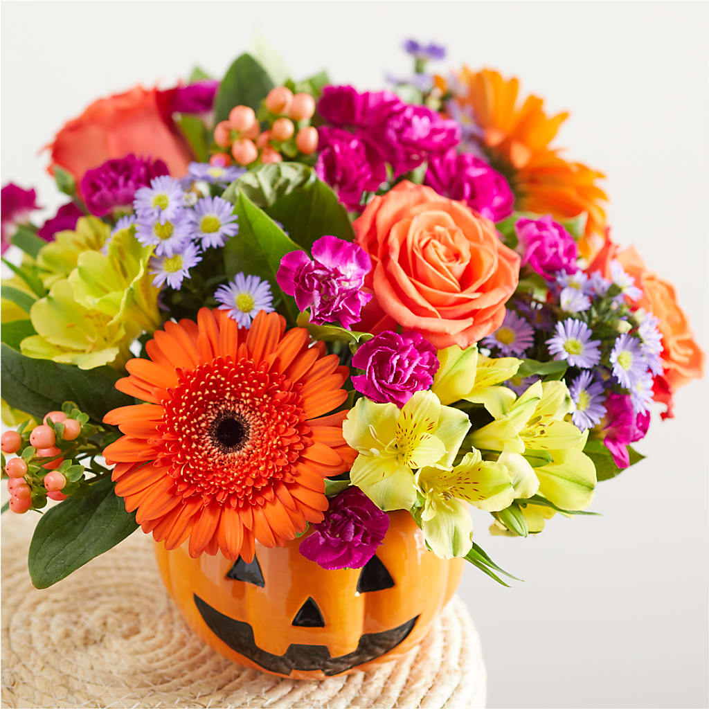 Tricks & Treats Pumpkin –  Ginas Flower Shop, South Plainfield NJ