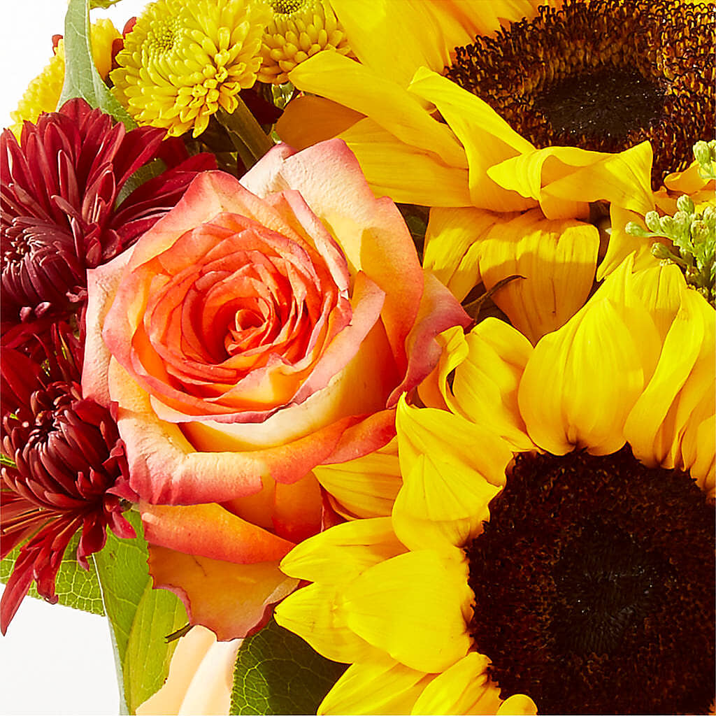 Golden Gourd Pumpkin Bouquet –  Ginas Flower Shop, South Plainfield NJ