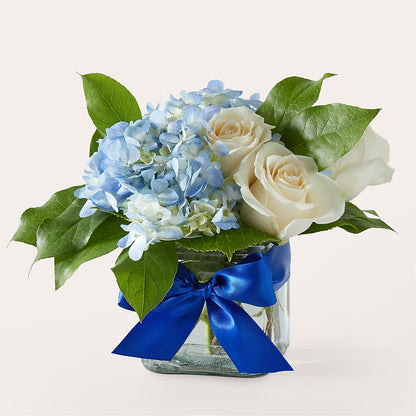 Sky Blue Delight Bouquet –  Ginas Flower Shop, South Plainfield NJ
