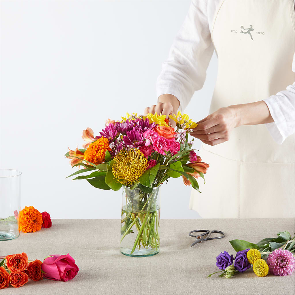 Feast of Color – A Florist Original –  Ginas Flower Shop, South Plainfield NJ