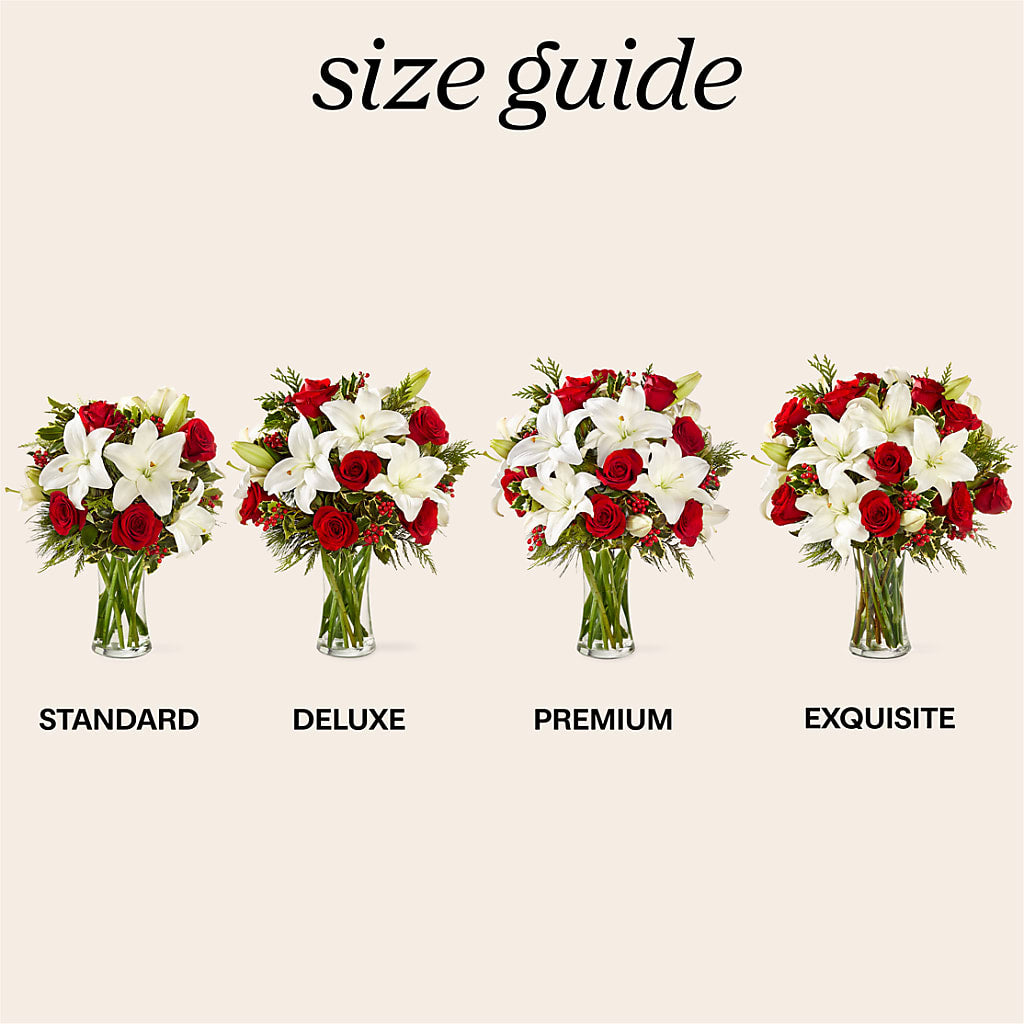 Sparkling Snowflakes Bouquet –  Ginas Flower Shop, South Plainfield NJ