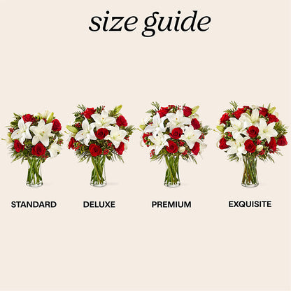 Sparkling Snowflakes Bouquet –  Ginas Flower Shop, South Plainfield NJ