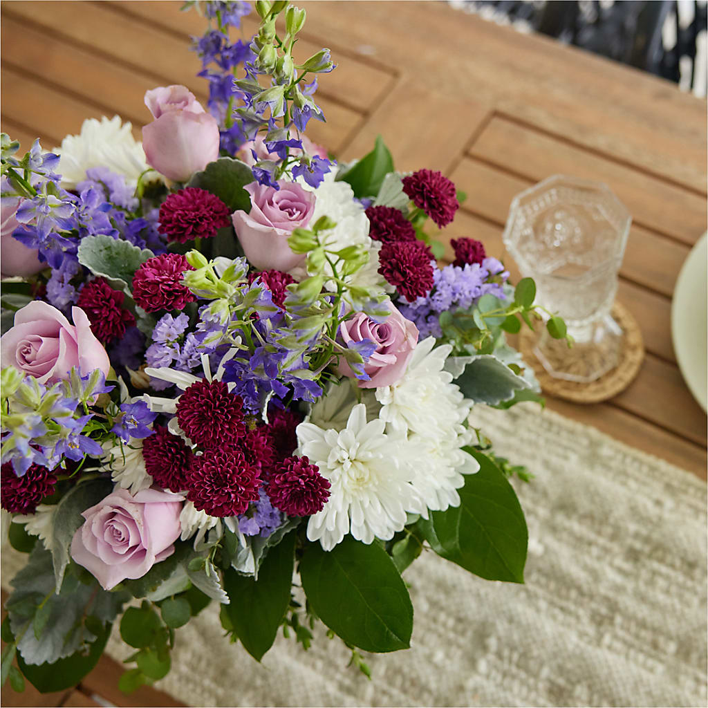 Violet Frost Bouquet –  Ginas Flower Shop, South Plainfield NJ