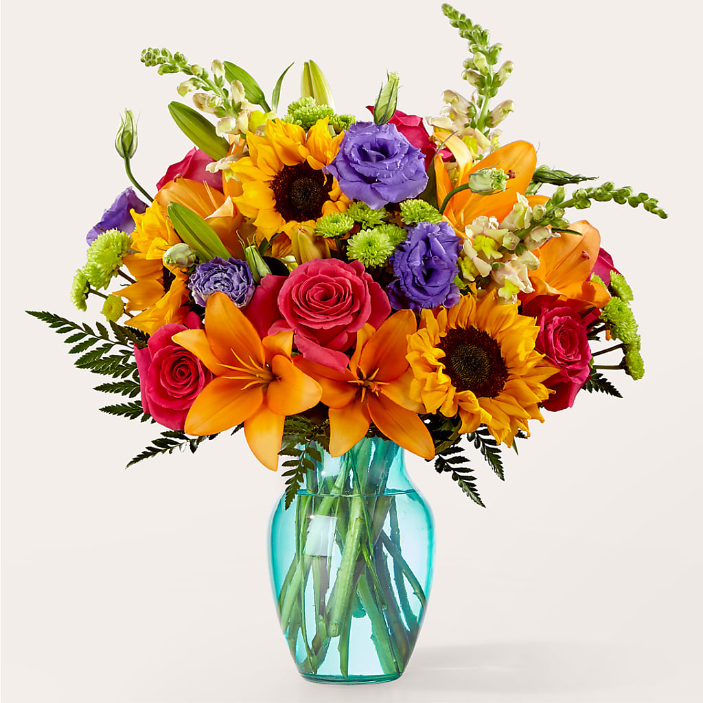 Bouquet Arc-en-Ciel Double