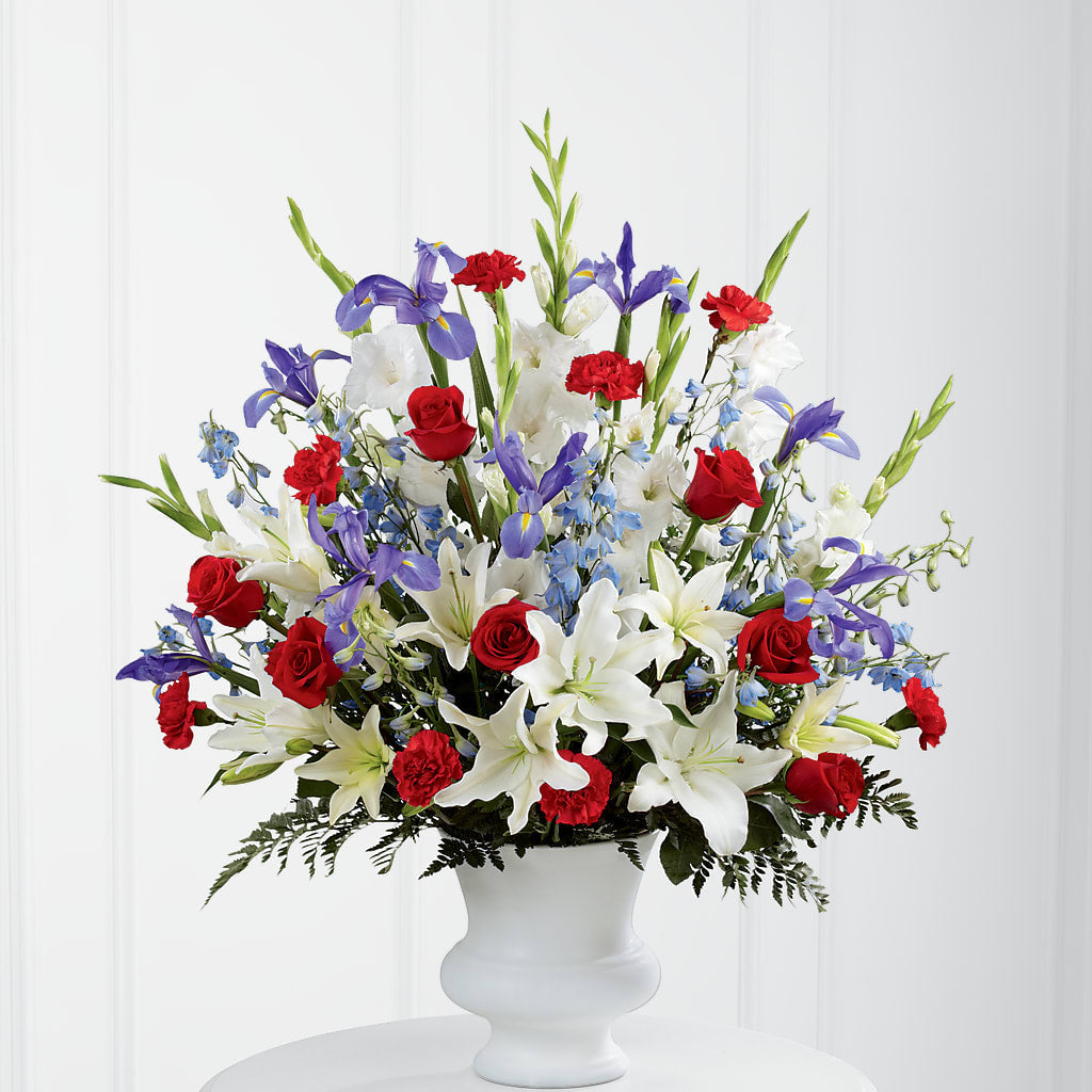Composition florale de remerciement