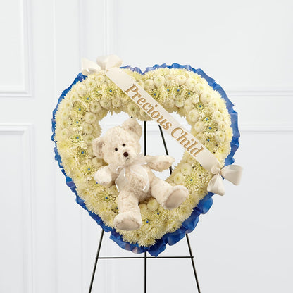 Precious Child Standing Heart –  Ginas Flower Shop, South Plainfield NJ