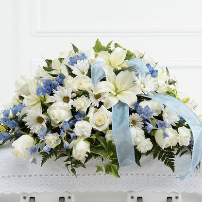 Tender Treasure Casket Spray –  Ginas Flower Shop, South Plainfield NJ