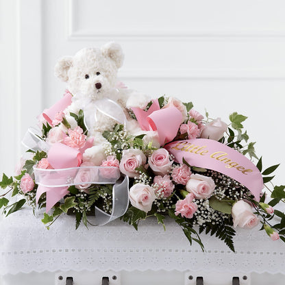 Touch of Sympathy Casket Spray –  Ginas Flower Shop, South Plainfield NJ