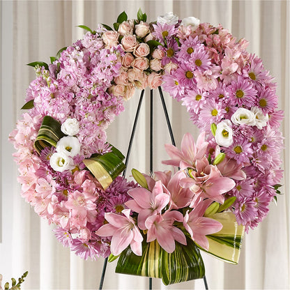 Gift of Warmth Wreath –  Ginas Flower Shop, South Plainfield NJ