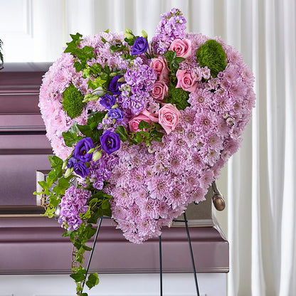 Treasured Love Standing Heart –  Ginas Flower Shop, South Plainfield NJ