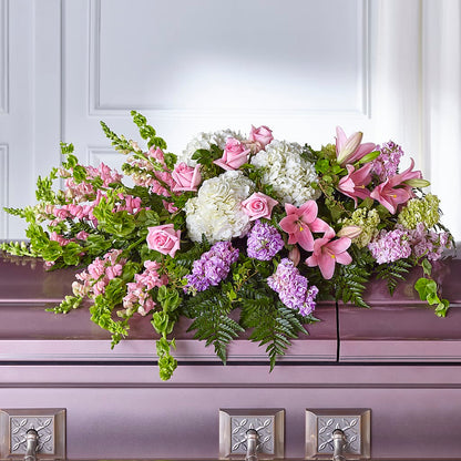 Life's Gratitude Casket Spray –  Ginas Flower Shop, South Plainfield NJ