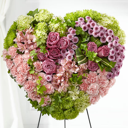 Heartwarming Standing Heart –  Ginas Flower Shop, South Plainfield NJ