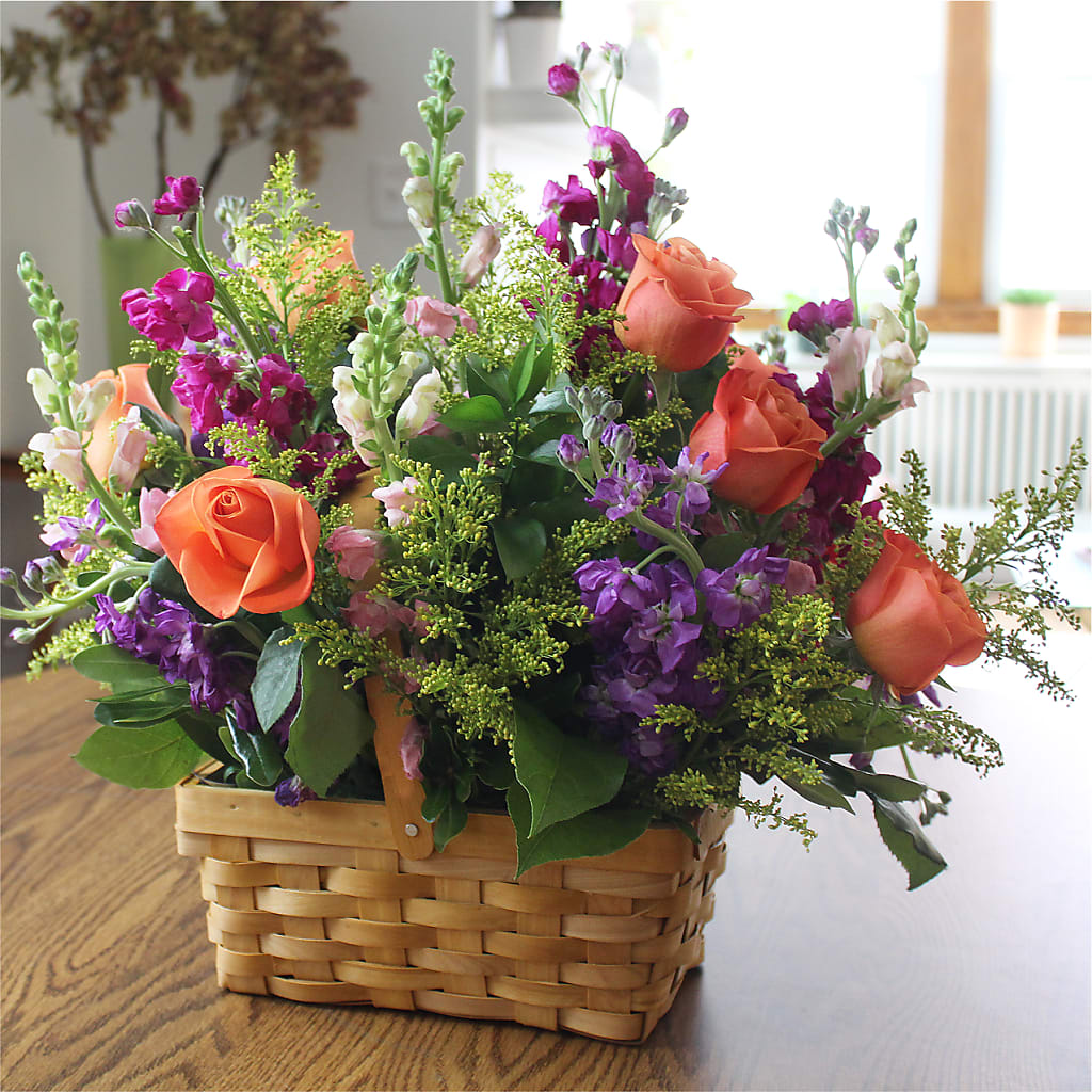 Garden of Life Basket –  Ginas Flower Shop, South Plainfield NJ