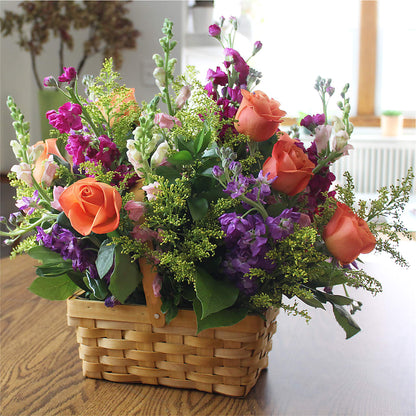 Garden of Life Basket –  Ginas Flower Shop, South Plainfield NJ
