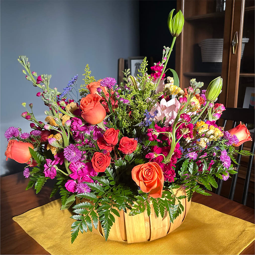 Garden of Life Basket –  Ginas Flower Shop, South Plainfield NJ
