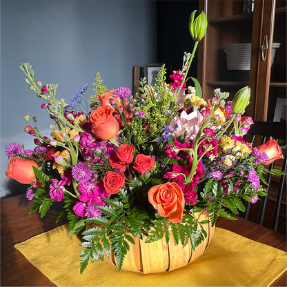 Garden of Life Basket –  Ginas Flower Shop, South Plainfield NJ